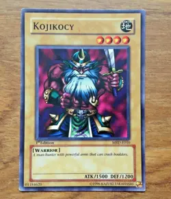 Yu Gi Oh Metal Raiders Kojikocy MRD - E010 1st Edition SHORT PRINT Rare - Image 1