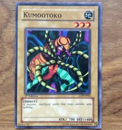 YUGIOH Kumootoko 1st Ed LOB-E064. Free UK Postage - Image 3