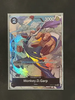 ONE PIECE - Monkey D.Garp (Alt Art) Paramount War OP02-115 R OP TCG ENGLISH - Image 1