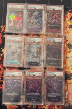 One Piece TCG 2nd Anniversary Set English! Sequential Set. All PSA 10 - Image 1