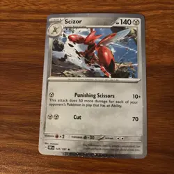 Scizor Cosmos Holo Card 141/197 Miscellaneous Cards Products NM 11482 - Image 1