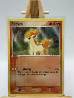 Ponyta 76/112 EX FireRed & LeafGreen Non Holo Pokemon Card MP - Image 1