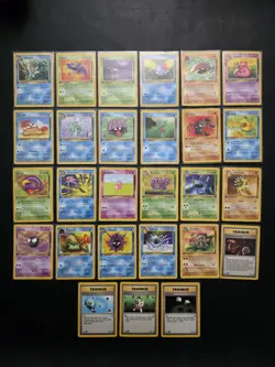 Pokemon TCG Fossil 1st Edition Lot Of 27 Cards NM - Image 1