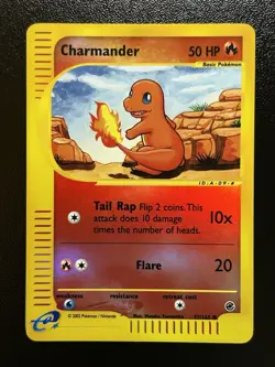 CHARMANDER Pokemon Card - Expedition Base Set - 97/165 - Reverse HOLO NM (A) - Image 1