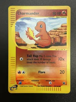 CHARMANDER Pokemon Card - Expedition Base Set - 97/165 - Reverse HOLO NM (A) - Image 3