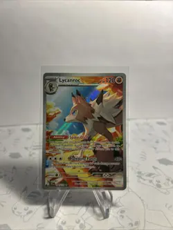 Lycanroc Full Art IR 166/159 Pokemon TCG Journey Together Illustration Rare NM - Image 1