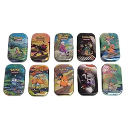 Official Pokemon Mini Tin Bundle x 10 - (Empty) - Image 1