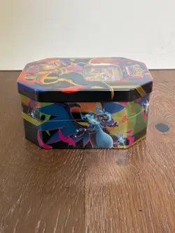 Pokemon TCG Mega Charizard Tin With 4 Booster Packs & Charizard Y ex Promo - Image 5