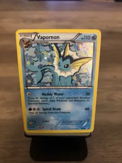 The Pokemon Company Vaporeon BW89 Black & White Stage 1 Holo Promo 110 HP - Image 1