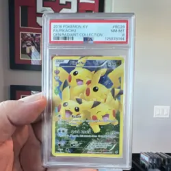Pokemon TCG Pikachu Radiant Collection Full Art Holo PSA 8 RC29 - Image 1