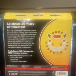 Pokemon TCG: Pokemon Day 2026 Collection Box - 30th Anniversary 🔥 - Image 2