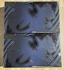 LOT OF (2) Pokemon Mega Charizard x EX Ultra-Premium Collection UPC Sealed Boxes - Image 1