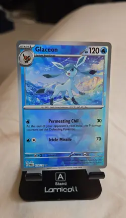 Glaceon 025/131 Sv: Prismatic Evolutions Holo 2025 Pokemon Holographic Trading - Image 1