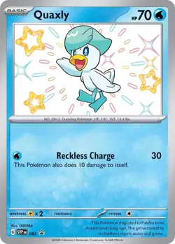 Quaxly SVP 082 Scarlet and Violet Promo Near Mint Pokemon 2024 - Image 1