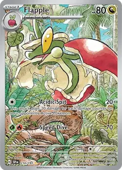 Flapple 210/250 Surging Sparks SSP Illustration Rare mint 210 Pokemon - Image 1