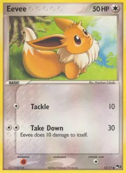 Eevee 13/17 POP Series 3 P3 Common mint 13 Pokemon - Image 1