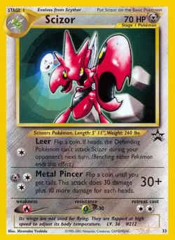 Scizor 33 Wizards Black Star Promos Promos Promo mint 33 Pokemon - Image 1