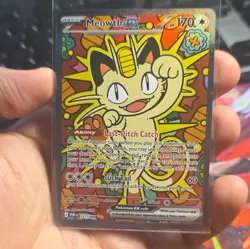 Pokemon Meowth EX SIR - Basic - 170 HP - 121/088 - Perfect Order - Image 1
