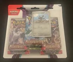 Pokemon TCG: Scarlet & Violet - Paldea Evolved | Triple Blister | Brand New - Image 1