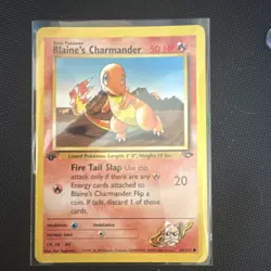Pokemon TCG Blaine's Charmander Gym Challenge 60/132 1st Ed 50 HP - Image 1
