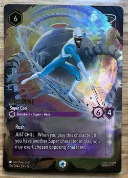 Disney Lorcana TCG Frozone Super Cool Enchanted Rare FOIL Wilds Unknown 226/204 - Image 1