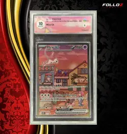 CARTA POKEMON MEW EX SVP 053 ULTRA PREMIUM 151 GRAAD 10 GRADATA TCG CARD ITA - Image 1