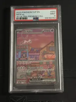 PSA 9 MINT Mew Ex SVP053 ALTERNATE ART HOLO 151 UPC PROMO Pokemon Card - Image 1