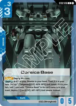 Gundam Card Game Corsica Base Common Wings of Advance ST02-016 - Image 1