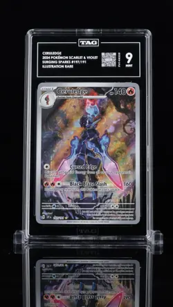 TAG 9.0 MINT Ceruledge Illustration Rare 2024 Pokemon Pokemon Scarlet & Violet - Image 1