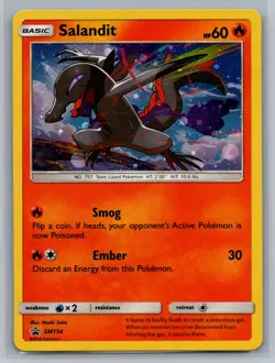 Salandit SM Promos #SM154 Promo,Holo Pokemon Card - Image 1