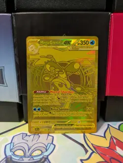 Pokemon TCG Mega Greninja ex 122/086 SR Chaos Rising NM - Image 1
