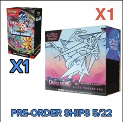 Pokemon center “CHAOS RISING “ X1 ETB x1 Booster bundle PRE order - Image 1