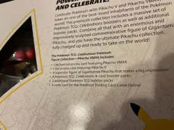 Pokemon TCG 25th Celebrations Pikachu VMAX Premium Figure Collection New Sealed - Image 3