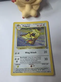 Pokemon TCG Jungle Pidgeot 8/64 Holo Rare 1999 WOTC Vintage LP - Image 2