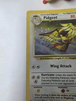 Pokemon TCG Jungle Pidgeot 8/64 Holo Rare 1999 WOTC Vintage LP - Image 4