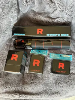 Pokemon Card Team Rocket Playmat Case Damage Counter Peripheral Goods 5 set - Image 1