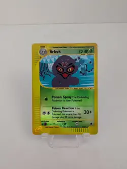 2002 Pokemon Arbok 3/165 Pokemon Expedition Holo Vintage - Image 1