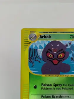 2002 Pokemon Arbok 3/165 Pokemon Expedition Holo Vintage - Image 3