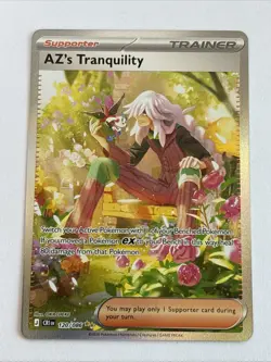 AZ's Tranquility 120/86 SIR Special Illustration Rare Pokemon Chaos Rising NM - Image 1