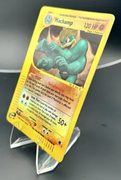 Pokemon Machamp 051/165 Expedition Base Set Reverse Holo Rare 120 HP Stage 2 - Image 3