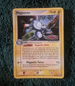 2007 Pokemon Ex Power Keepers Stamped Magneton 16/108 Holo Card - Image 1