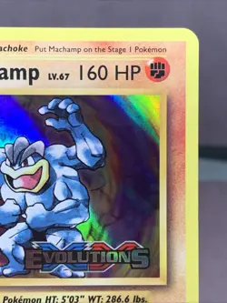Pokemon TCG Machamp Prerelease Staff Stamped XY:Evolutions 59/108 Holo Rare - Image 3