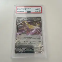 Pokemon TCG Aegislash EX 135/182 SV04: Paradox Rift Holo Double Rare PSA9 330HP - Image 1
