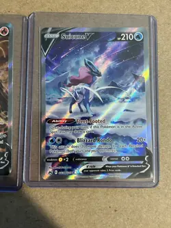 Suicune V GG38 and Entei V GG36 NM Pokemon Crown Zenith Galarian Gallery - Image 3