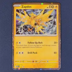 Zapdos 157 - Scarlet & Violet Black Star - Promo Holo Pokemon Card - M / NM - Image 1