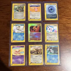 Pokemon e-reader Skyridge 2003 . 9 cards. Reverse holo Slugma. - Image 1