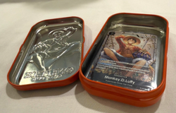 One Piece TCG Luffy P-075 Promo + Matching Tin Set Vol. 2 - CARD FACTORY SEALED - Image 1
