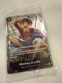 One Piece TCG Luffy P-075 Promo + Matching Tin Set Vol. 2 - CARD FACTORY SEALED - Image 2