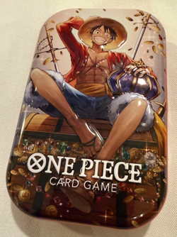 One Piece TCG Luffy P-075 Promo + Matching Tin Set Vol. 2 - CARD FACTORY SEALED - Image 3