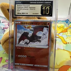 CGC 10 PRISTINE Radiant Charizard 015/172 VSTAR Universe s12a Japanese Card - Image 1